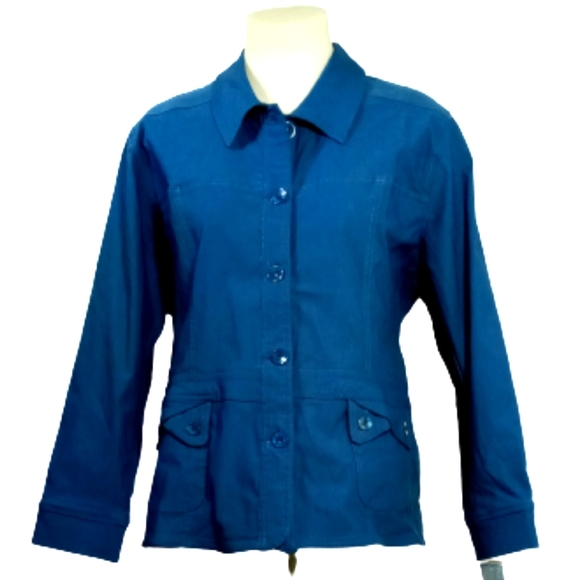 Lulu B Jackets & Blazers - Lulu B Blue Jacket Sz XL
